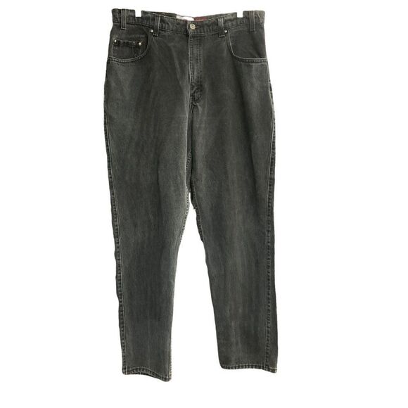 LEVI STRAUSS Signature Men’s Loose Fit 545 Jeans VINTAGE Faded Black Size 36/31 - Picture 1 of 13